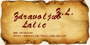 Zdravoljub Lalić vizit kartica